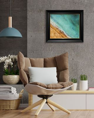 Turquoise Sunday Painting